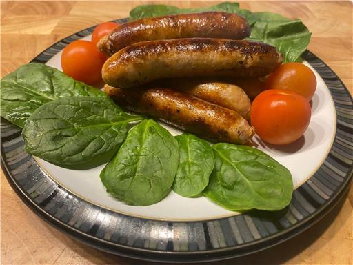 PORK, tomato & herb sausages - pack of 6